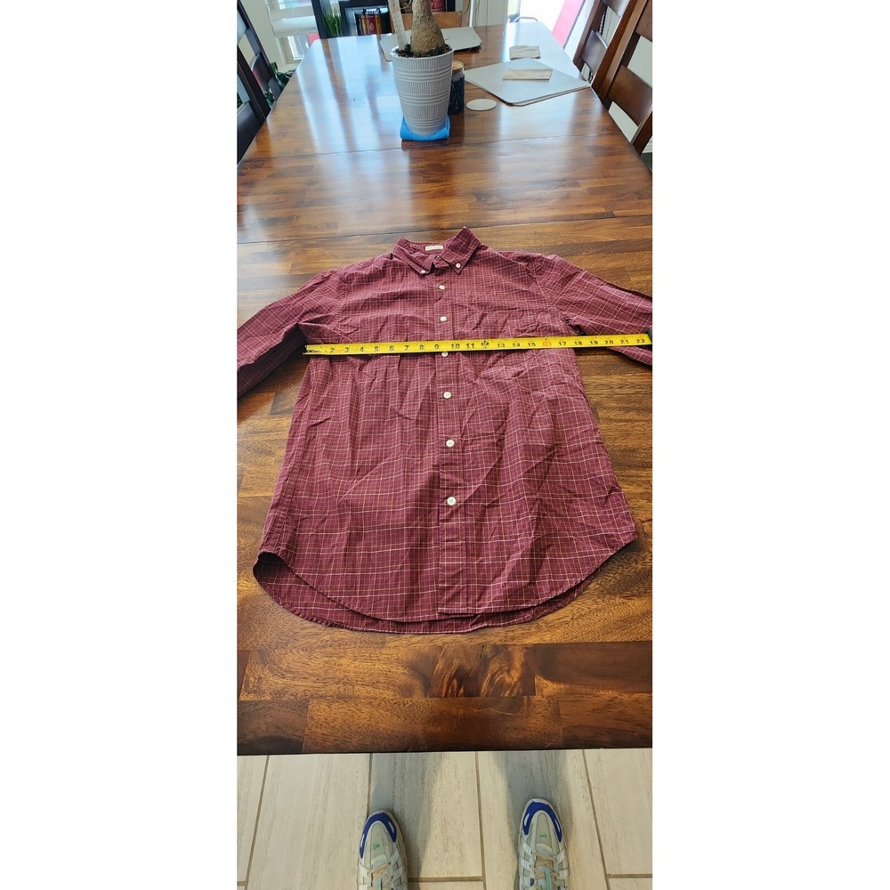 j crew slim small untucked shirt New W Tag Red. Bin 24 - Picture 5 of 10
